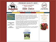 Tablet Screenshot of premiumqualitybeef.com